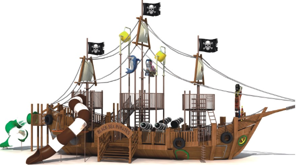 常见的大型户外湖北非标定制滑梯的材质都有哪些？